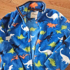 Hatley boys fleece sweater sz 8 dinosaur